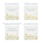 White Square personalised Wooden box with a decorative lid featuring illustrations of a Bee Meadow Perfect funeral memory keepsake box, for storing ashes, order of service, flowers and capturing your loved ones things in one place.