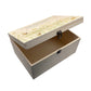 Wooden box with a lid featuring an illustration of a Bees on a wooden background Perfect funeral memory keepsake box, for storing ashes, order of service, flowers, pictures.