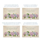 Wooden box with a lid featuring an illustrations of Hydrangeas and Butterflies, Perfect funeral memory keepsake box, for storing ashes, order of service, flowers, pictures. 