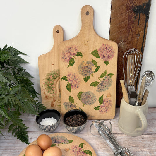 Hydrangea flower Chopping Board 