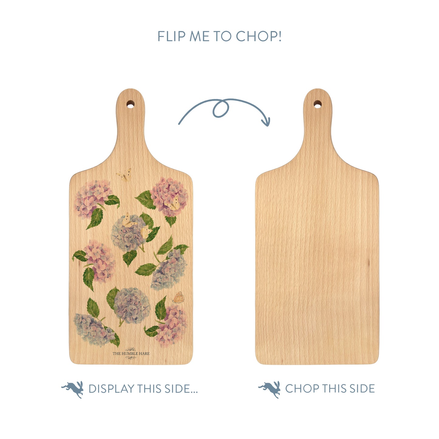 Hydrangea Flower chopping board 