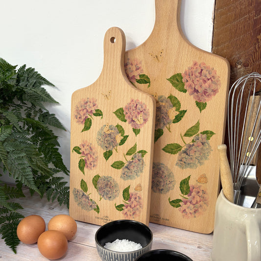 Hydrangea Flower chopping board 