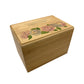 A beautifully crafted solid Bamboo wooden urn, personalised and finished with a soft watercolour design of Hydrangeas and butterflies for the person who loved flowers and being in the Garden. Thoughtfully made for either display or burial, this personalised urn can be customised to create a meaningful memorial. Perfect for holding ashes of a loved one or a beloved pet, it serves as a comforting tribute and keepsake. 