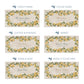 Font and colour examples for a lemon personalised wall tile.
