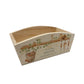 An arched wooden planter box with a watercolour design showing mice up to mischief in the potting shed climbing on the tools and pots. The planter can be personalised with names and a selection of phrases for wedding, anniversary, engagement, birthday or new home gifts.