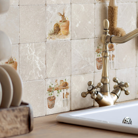 The Mischievous Mice Splashback Tile