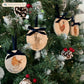 Handcrafted from marble, our oval-shaped bauble sets showcase beautiful watercolour artwork inspired by nature. Choose to add Christmas hats or not, and personalise each bauble with your own details. Finished with a velvet ribbon in various colours, they’re perfect for a bespoke holiday display.