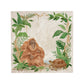 Our Gentle Orangutan sits quietly watching the world pass as slowly as her friend Tortoise. 