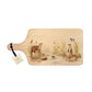 Otter and Kingfisher chopping board 