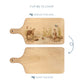 Otter and Kingfisher chopping board 