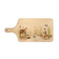 Otter and Kingfisher chopping board 