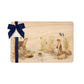 Water colour Otter and Kingfisher wooden chopping board 