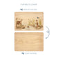 Water colour Otter and Kingfisher wooden chopping board 