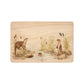 Water colour Otter and Kingfisher wooden chopping board 