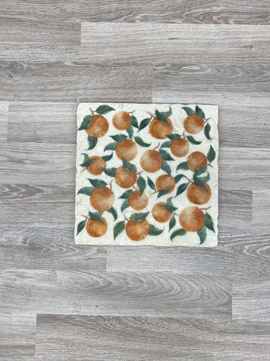 The Orange Grove Pattern Medium Platter **Only one available** SECONDS