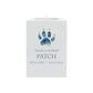 A beautifully crafted solid wooden tealight holder finished in white with a soft watercolour design of your cat or dogs paw print, personalised tealight holder can be customised to create a meaningful memorial.