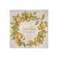 Pear Wreath personalised wall tile, make it your own with your own text. 