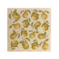 A large multipurpose marble platter with a watercolour pear pattern.