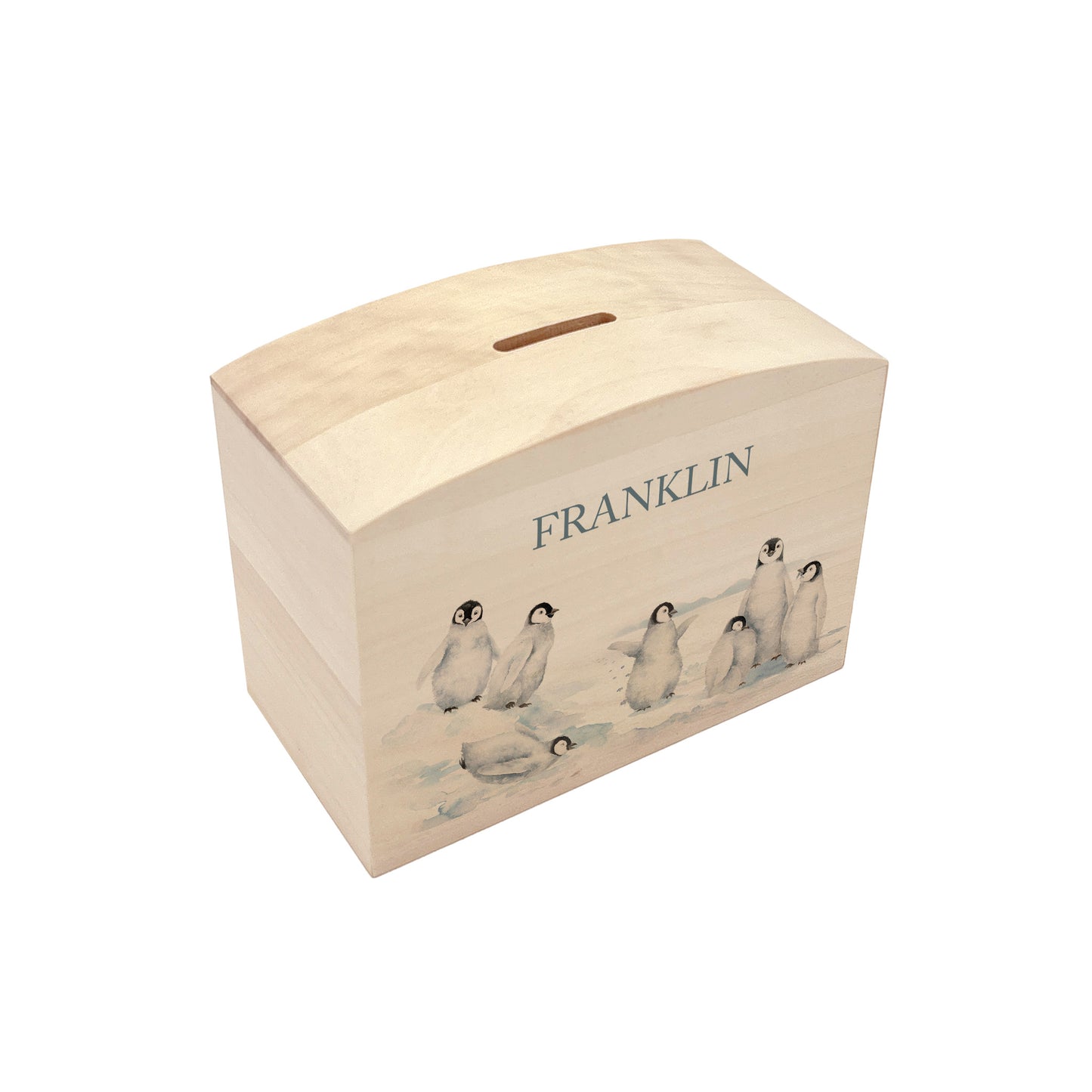 baby animal nursery decor personalised wooden money box