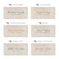 Personalised text only stone tile for walls, windowsills and splashbacks. 