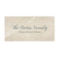 Personalised text only stone tile for walls, windowsills and splashbacks. 