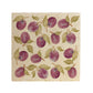 A large multipurpose marble platter with a watercolour plum pattern.