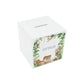 watercolour baby animals money box handmade gift for new baby, rainforest animals prowling through the rainforest. 