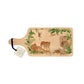 Rainforest Animals featuring on our wooden chopping boards. 