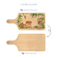 Rainforest Animals featuring on our wooden chopping boards. 