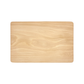 Back of the wooden chopping 