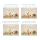 Wooden box with a decorative lid featuring animal illustrations on a wooden background. Perfect funeral memory keepsake box, for storing ashes, order of service, flowers, pictures. 