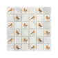 Mosaic splashback featuring a colourful watercolour Robins
