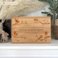 A beautifully crafted solid Bamboo wooden urn, personalised and finished with a soft watercolour design of Robins on branches, when Robins appear a loved one is near. Thoughtfully made for either display or burial, this personalised urn can be customised to create a meaningful memorial. Perfect for holding ashes of a loved one or a beloved pet, it serves as a comforting tribute and keepsake. 