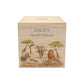 handmade baby money box with watercolour illustration in neutral nursery unique personalised gift with Animals from the savannah all gathered around the watering hole. 