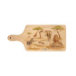 Savannah animals gathering around the watering hole on our flip chopping boards. 