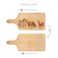 little Shetlands being cheeky and playing on our wooden chopping boards 