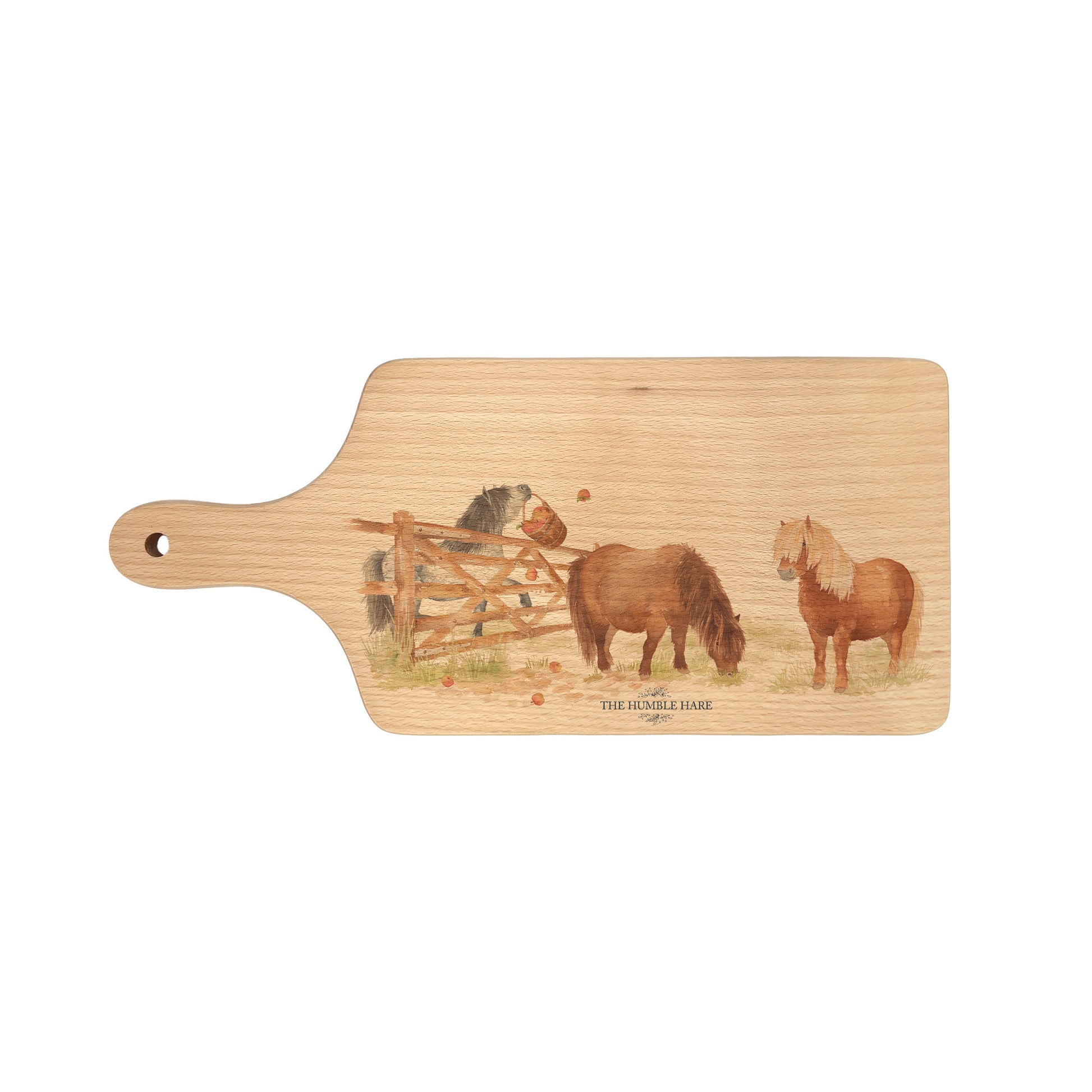 little Shetlands being cheeky and playing on our wooden chopping boards 