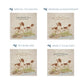 Square medium marble platters with spaniel dog illustrations, showing personalised text options for special occasions.