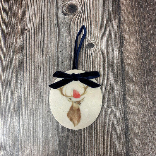 Stag Marble Christmas Bauble **Exclusive offer** SECONDS 4