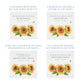 White Square personalised Wooden box with a decorative lid featuring illustrations of Sunflowers and a buzzy bee Perfect funeral memory keepsake box, for storing ashes, order of service, flowers and capturing your loved ones things in one place.