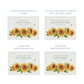 Luxury solid wooden white painted Sunflowers watercolour illustration our urns and Caskets for displaying or burying ashes. Customisable and can be personalised. Perfect funeral memory keepsake urn, for storing ashes for humans and pets.