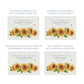Luxury solid wooden white painted Sunflowers watercolour illustration our urns and Caskets for displaying or burying ashes. Customisable and can be personalised. Perfect funeral memory keepsake urn, for storing ashes for humans and pets.