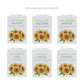 wooden cuboid luxury tealight holder with gorgeous personalised options . Each product is lovingly designed, handmade with our Countryside inspired watercolour designs. This design features a Sunflowers,  unique designs to remember a loved on, great for memorial occasions 