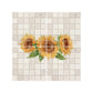 Mosaic Sunflower Designer Mural