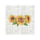 Mosaic Sunflower Designer Mural