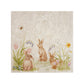 Spring has arrived in the garden, this platter features beautiful bunnies playing in the garden with the most beautiful spring flowers.  