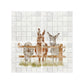 Decorative Donkey marble statement Watercolour mural inspired by the Great British countryside