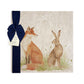 Water colour design featuring a Fox and Hare on our Large marble platter.  Sat in a meadow style scenery. Some will question are they friend or Foe?