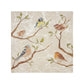 British Garden Birds on branches in a watercolour style 