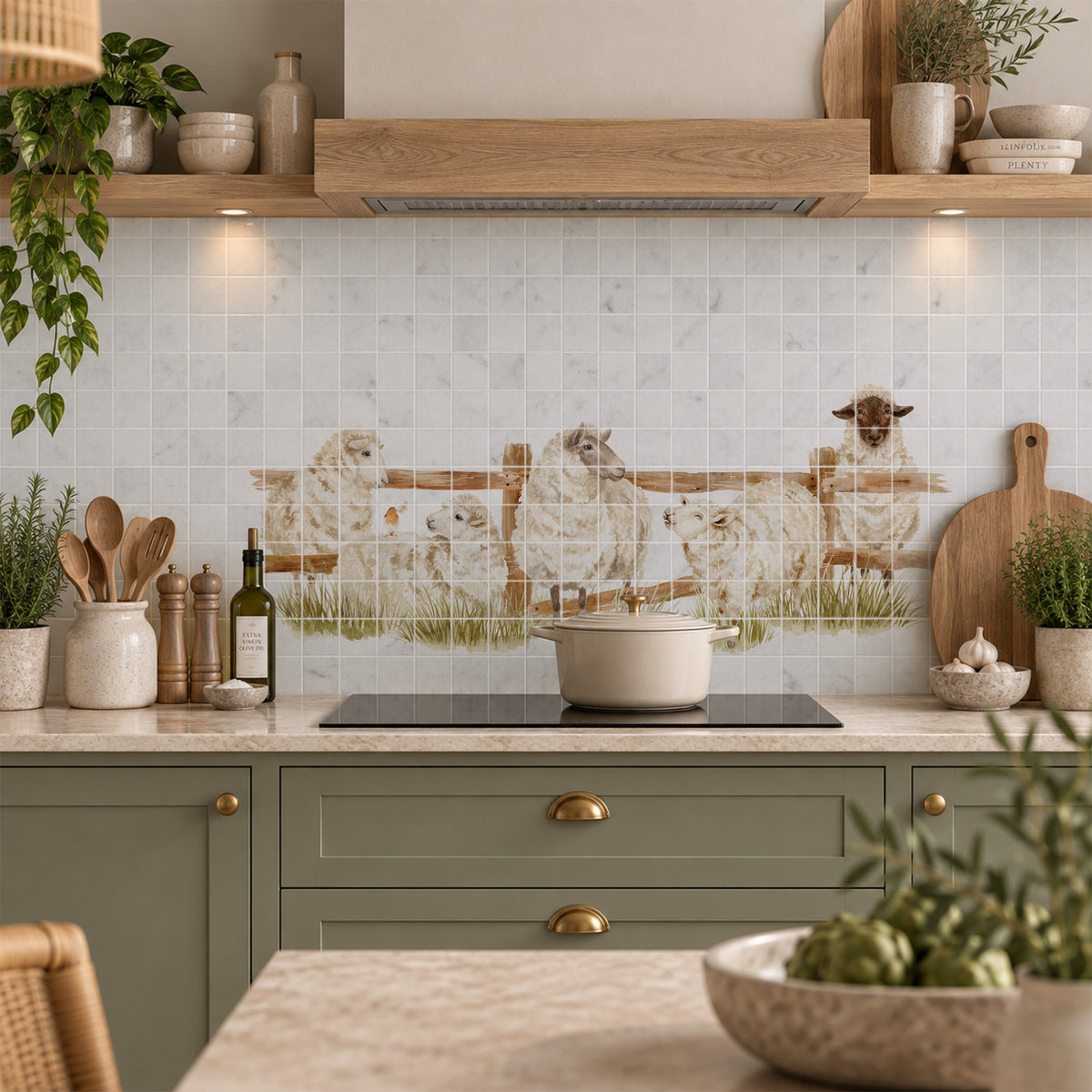 Decorative marble statement piece showcasing the beauty of the British landscape